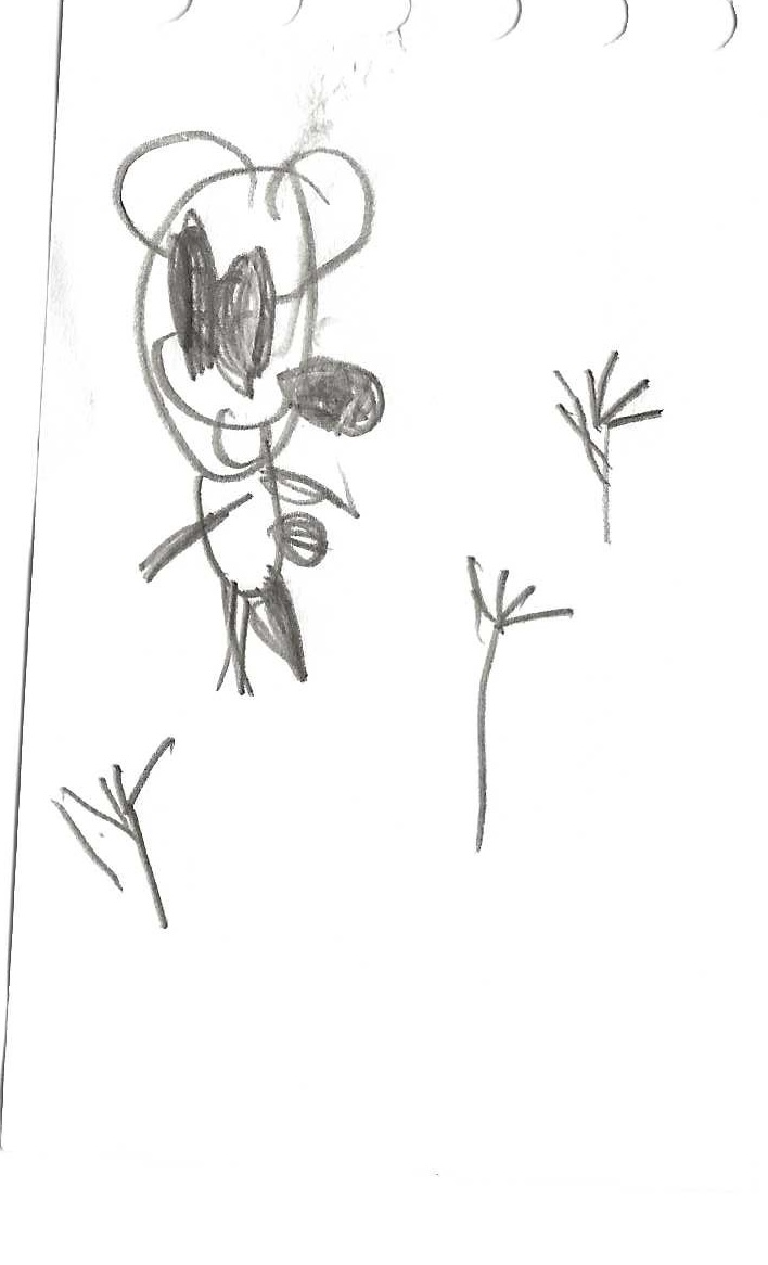 My sister eating her favourite food